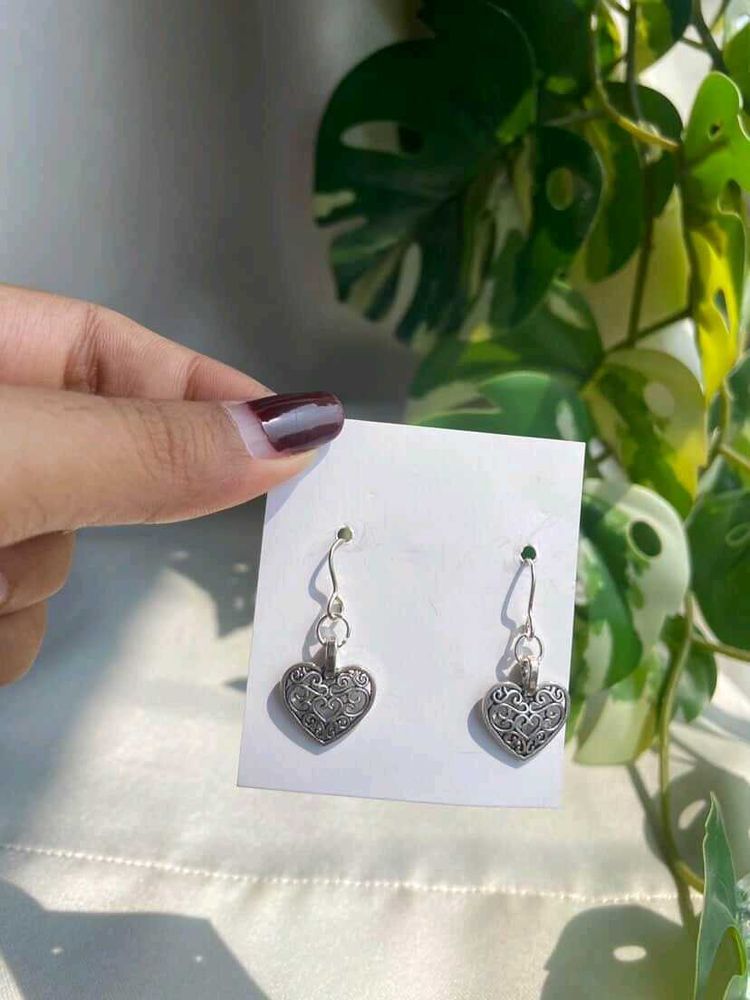 Heart Dangle Earrings