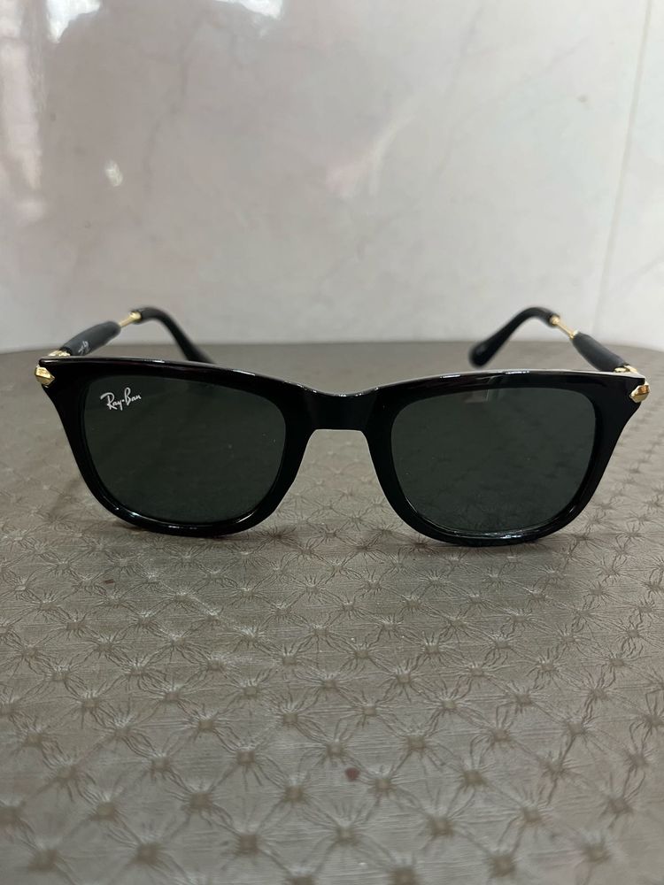 Rayban copy unisex aviator black sunglass