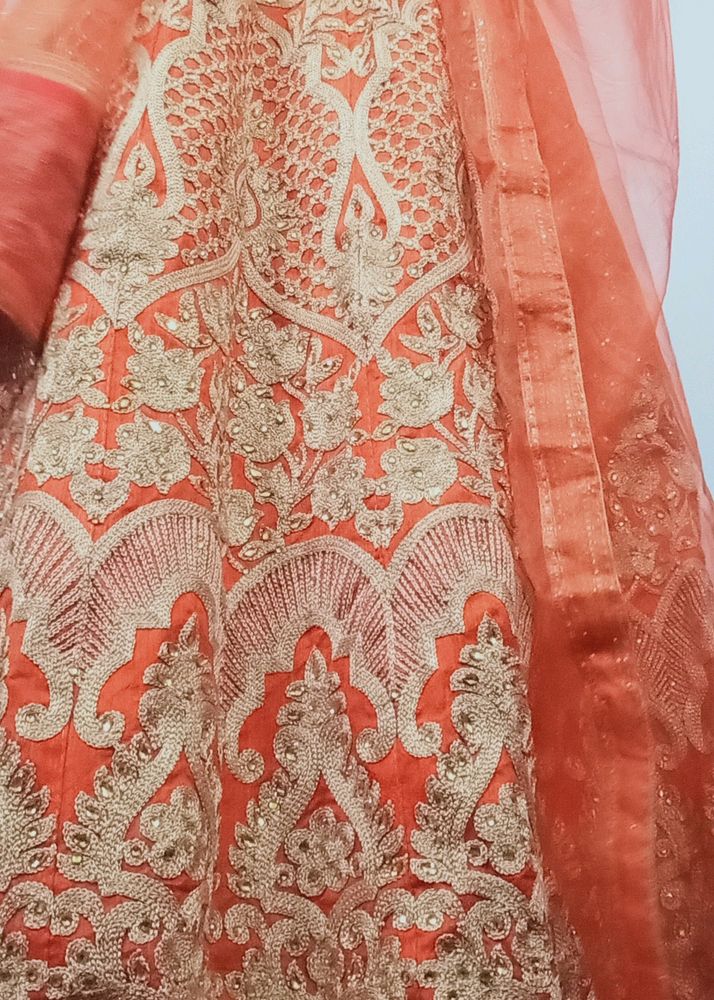 Stiched Lehenga With 2mtr Dupatta 🧡✨