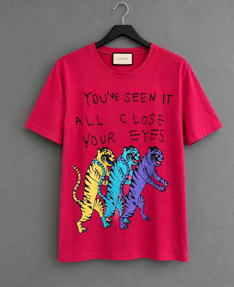 Gucci Tiger Print T-Shirt