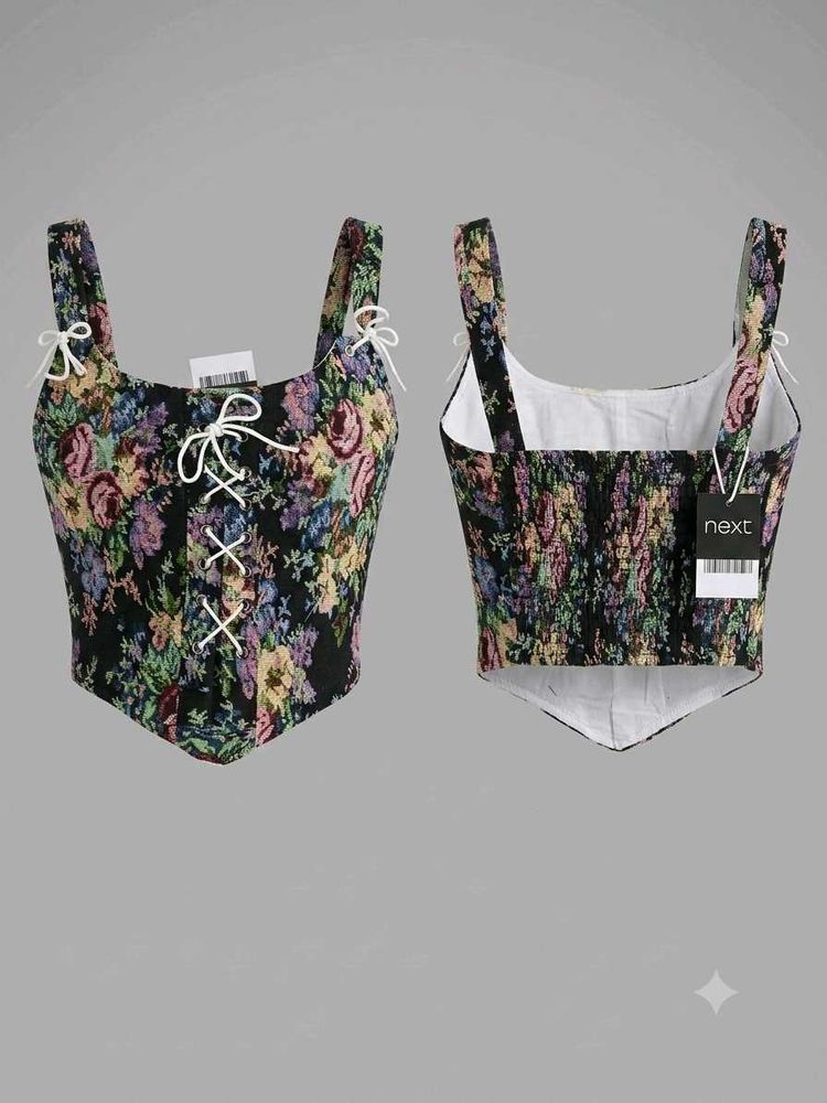 Floral Corset Top