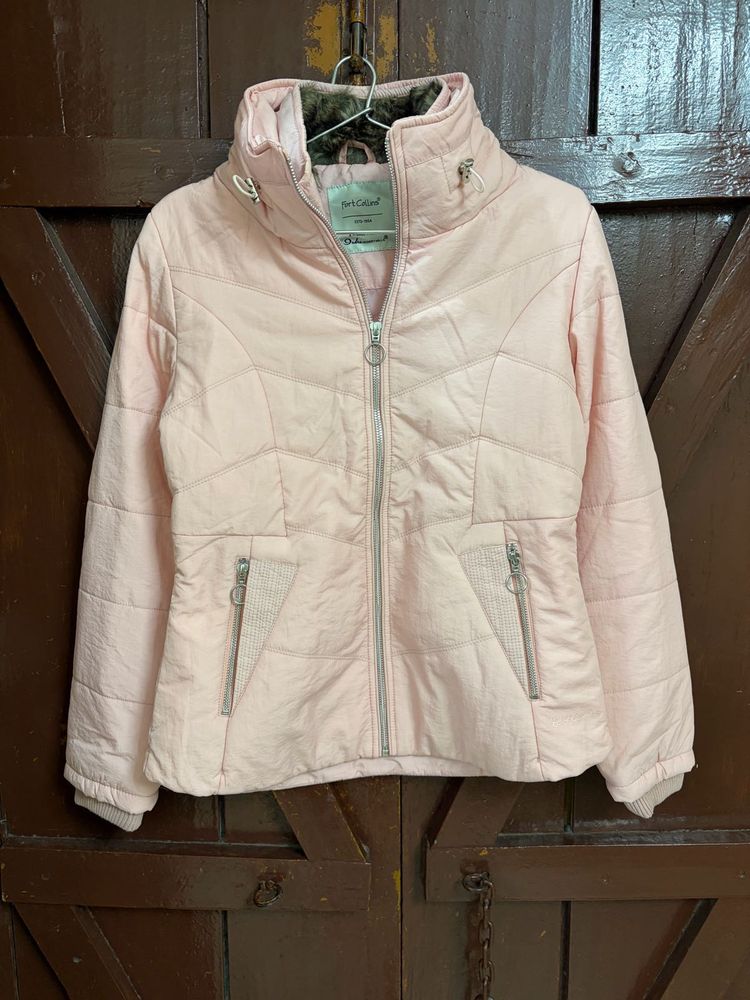 Women's Pink Puffer Jacket