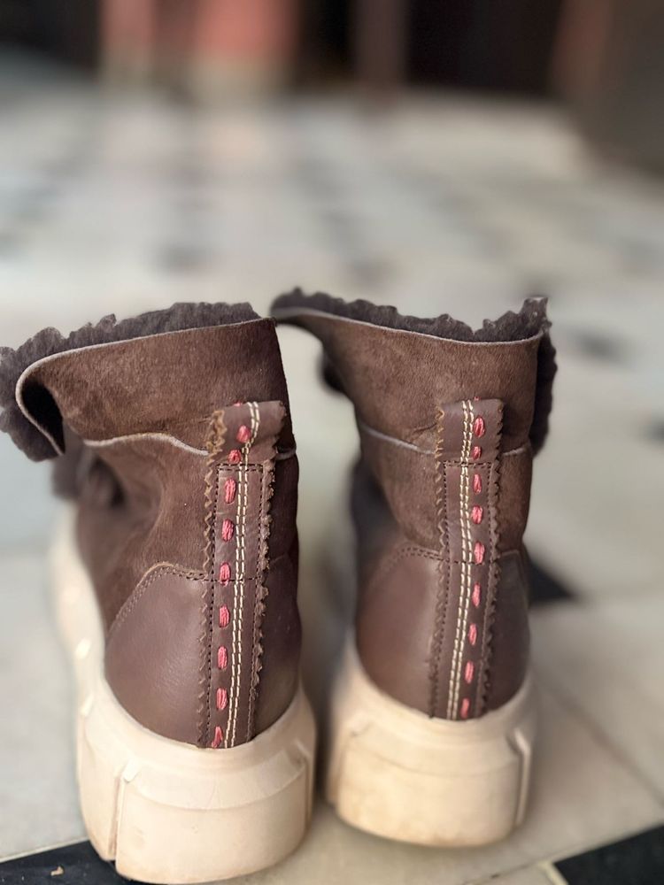 Cozy Brown Suede Boots