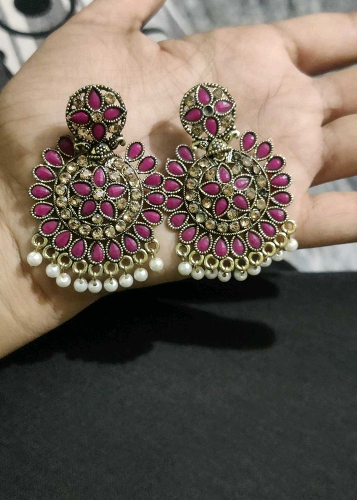 Beautiful Ethnic Jhumka Earrings