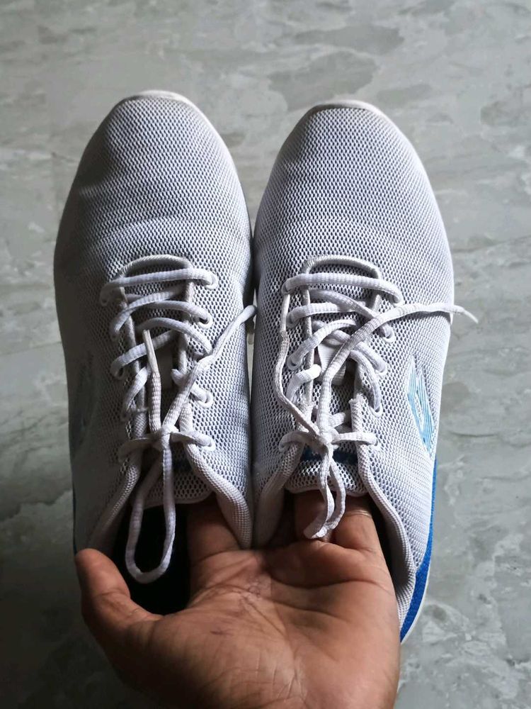 LOTTO Stylish White &amp; Blue Sneakers