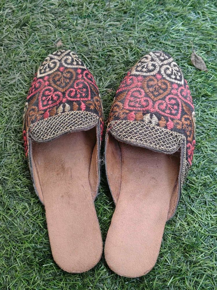 FREE DELIVERY Floral Ethnic Flats