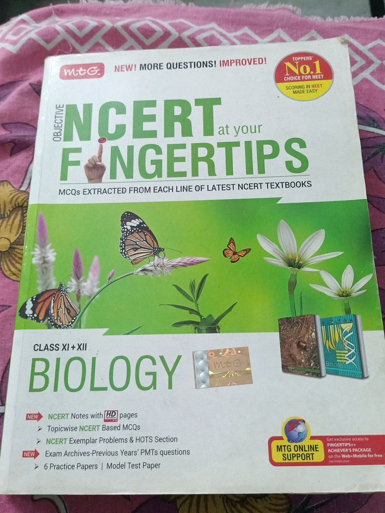 Ncert Finger tips Biology -class 11th And 12th