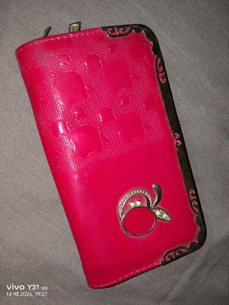 💖 Stylish Pink Designer Wallet 💖