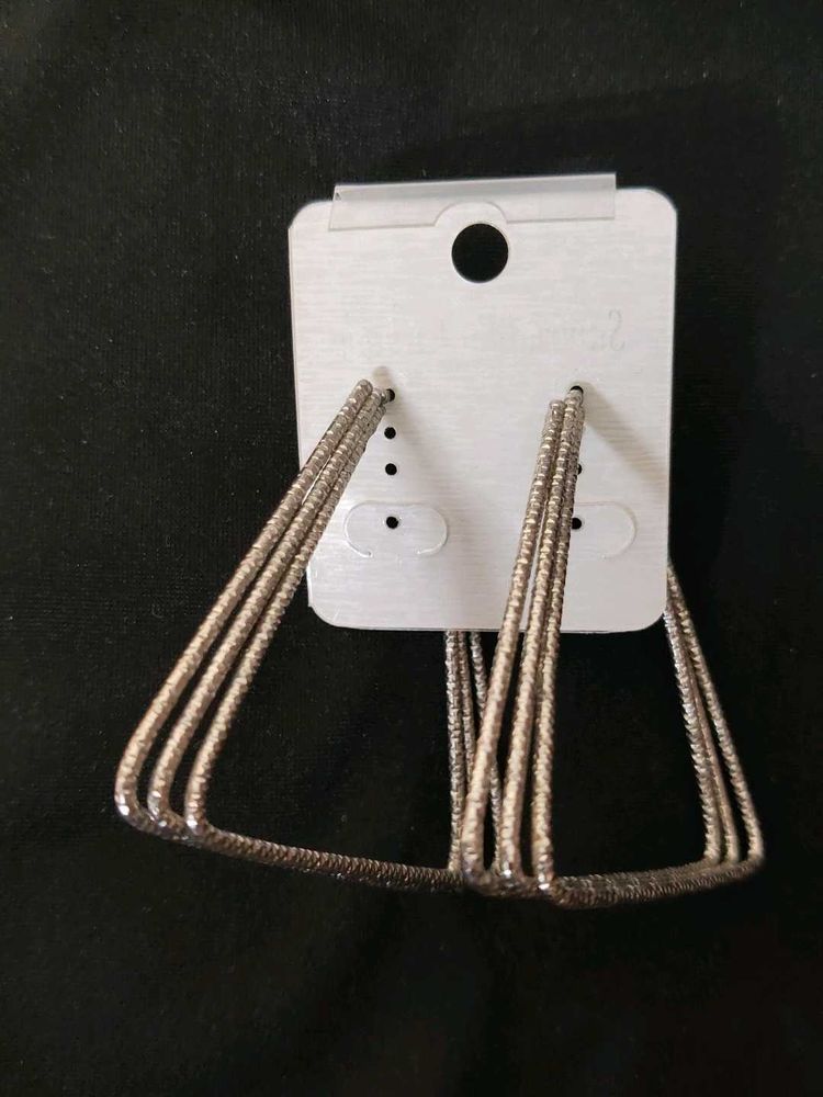 Unique Geometric Hoop Earrings
