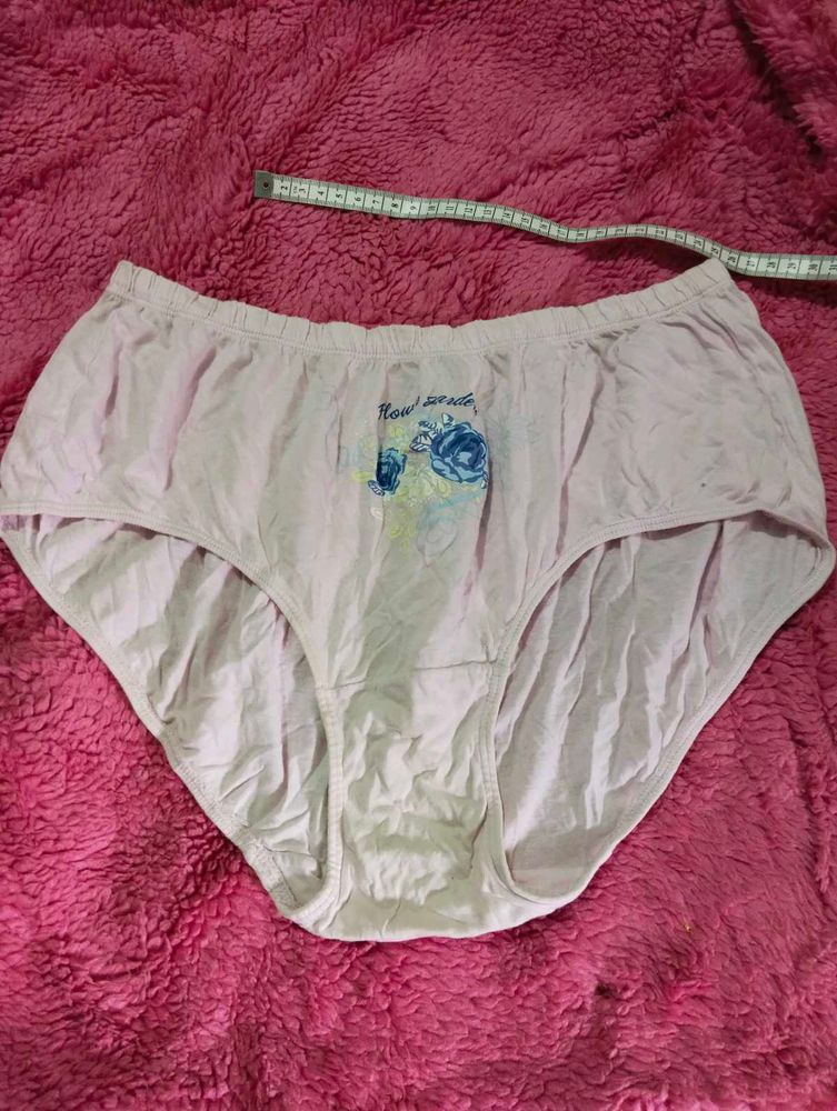 Comfortable Pink Briefs with Floral Print