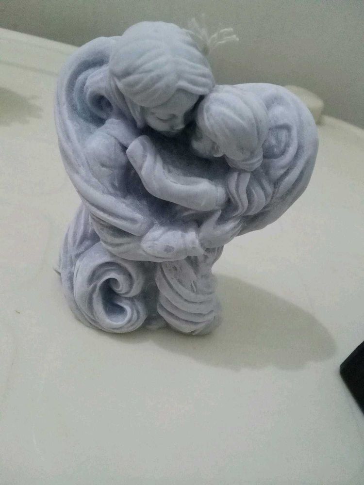 Mother and Child Statue Candles