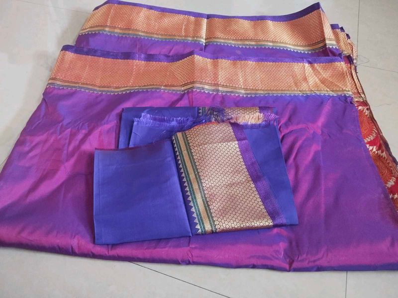 Purple Dress Material