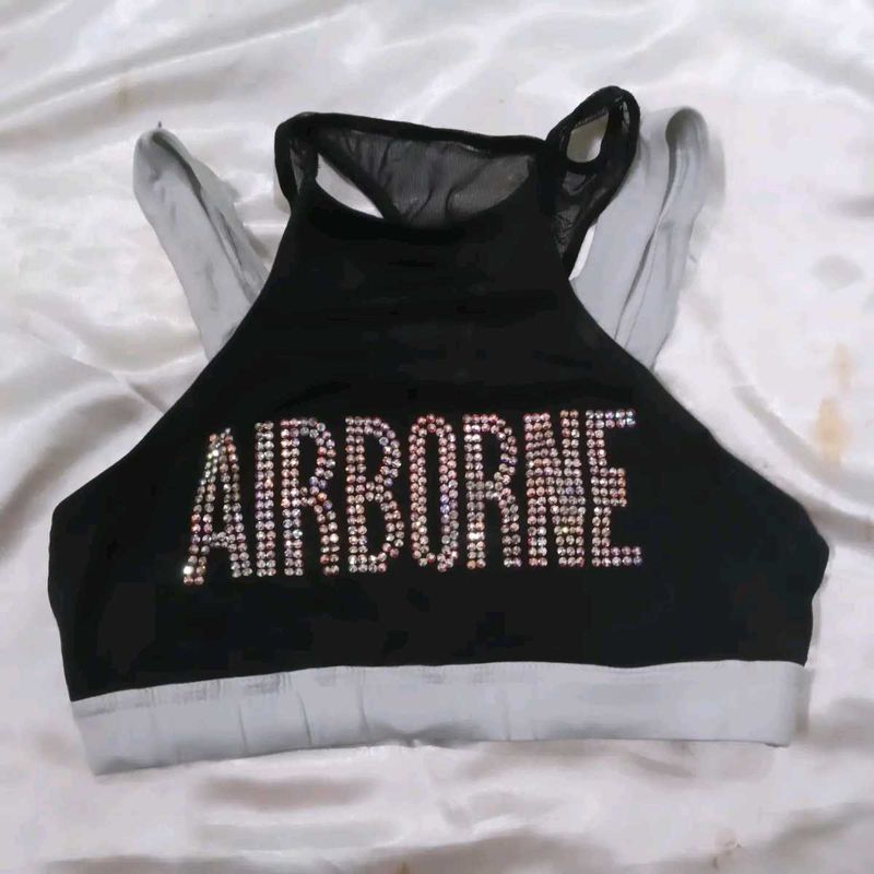 Sparkly AIRBORNE Sports Bra