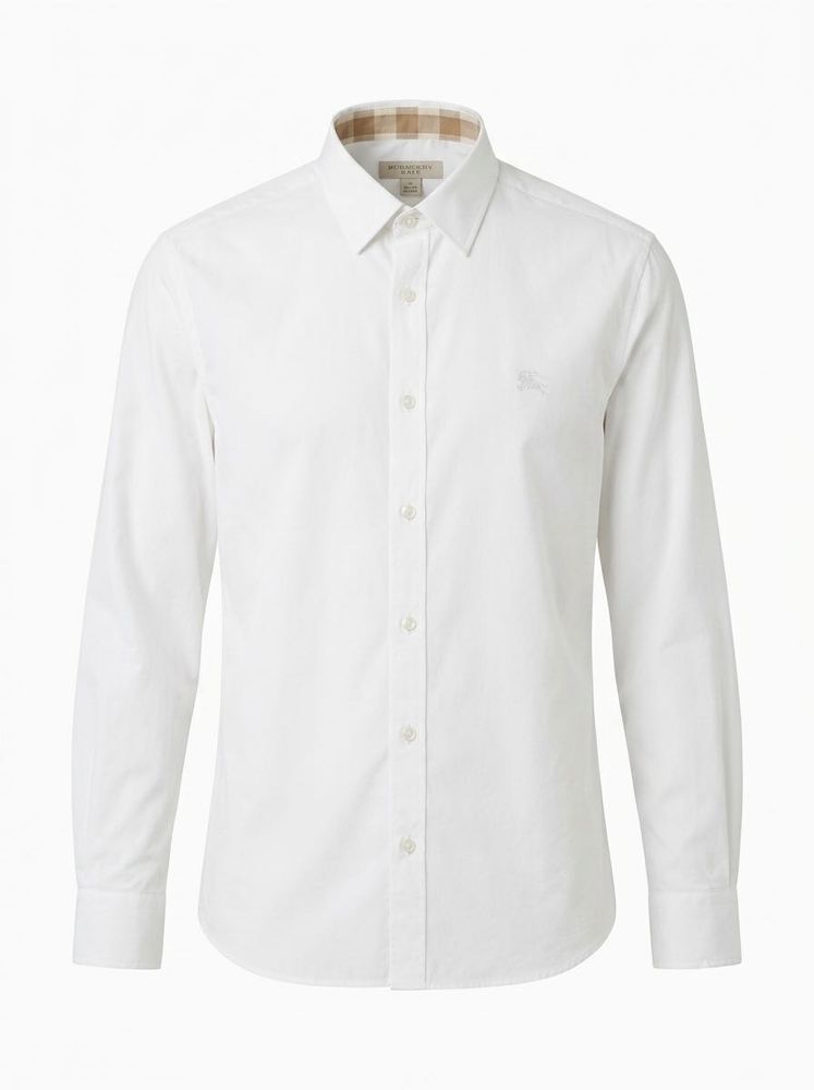 Burberry Men's White Classic Fit Shirt
