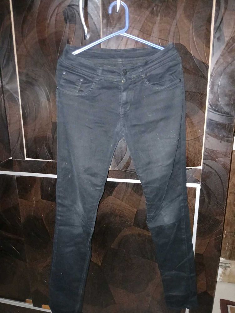 Stylish Black Denim Jeans