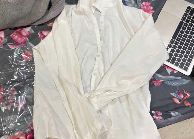 White Casual Shirt for interviews