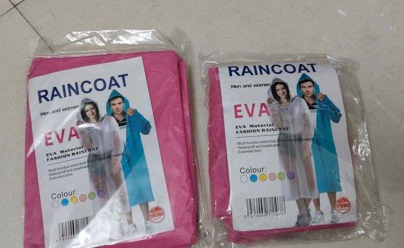 pink eva raincoat for monsoon 🧥🌧️☂️