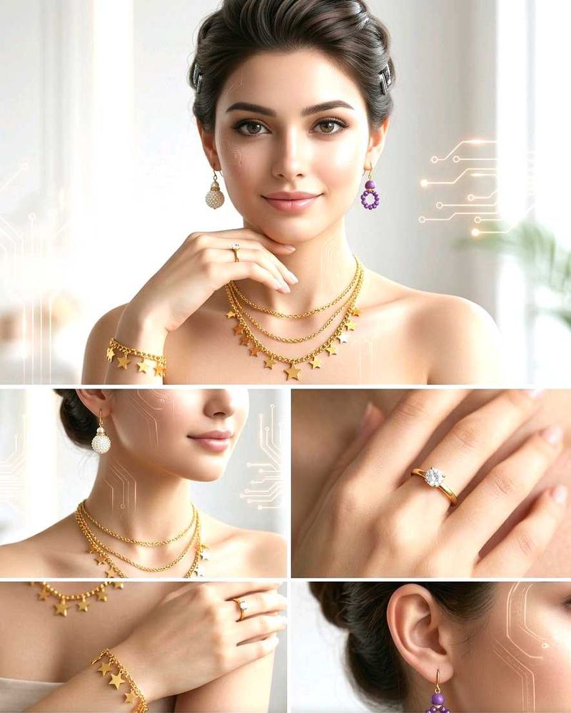 Chic Jewelry Set with Earrings and Bracelet ❣️