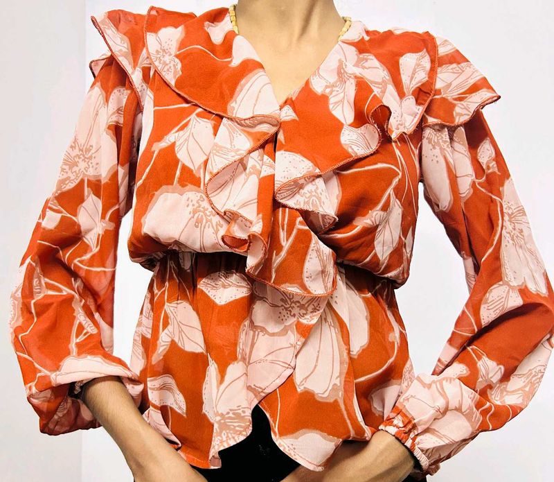 Orange Flower Top Sassafras