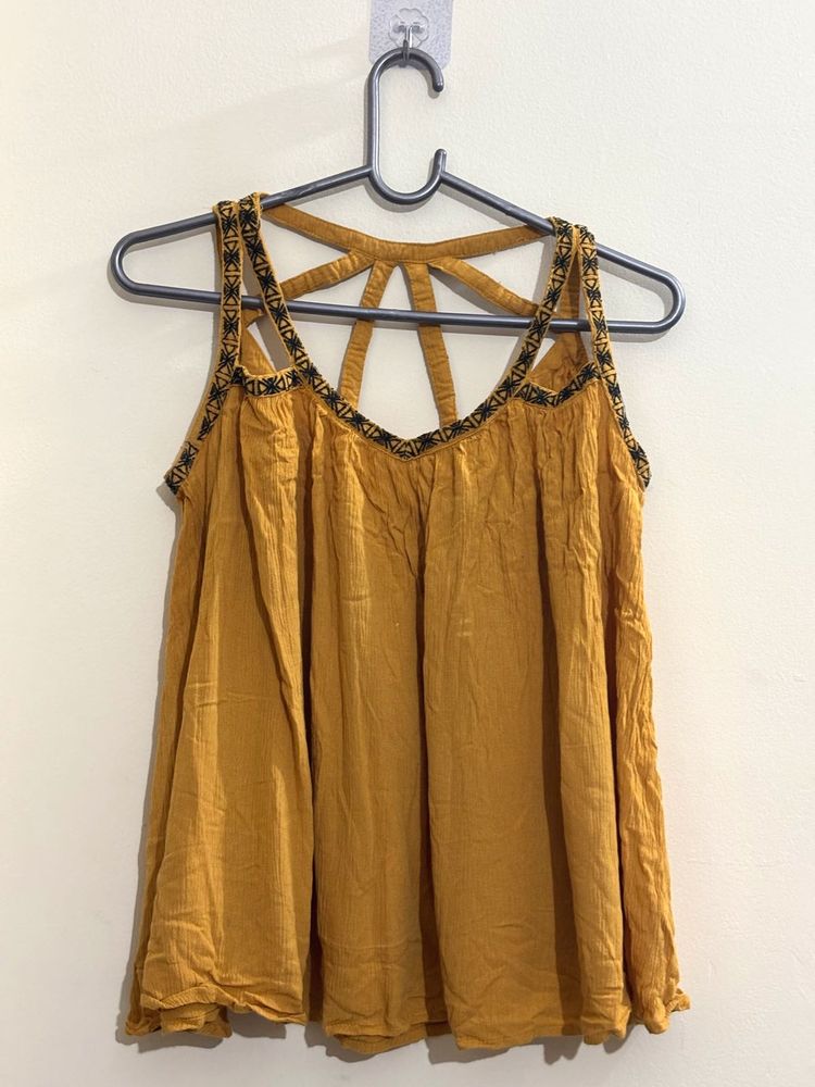 Mustard Tank Top