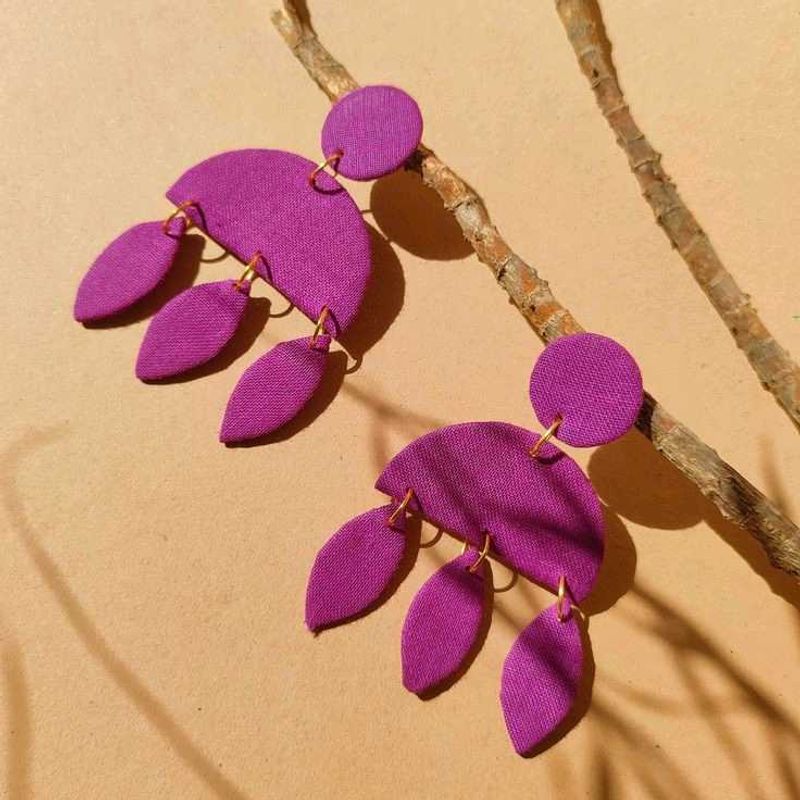 Purple Dangle Earrings💜