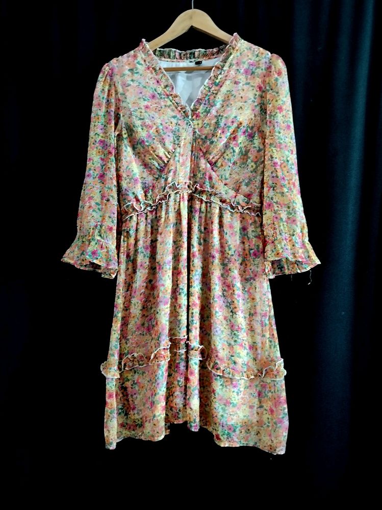 Women Multicolor Printed Dress