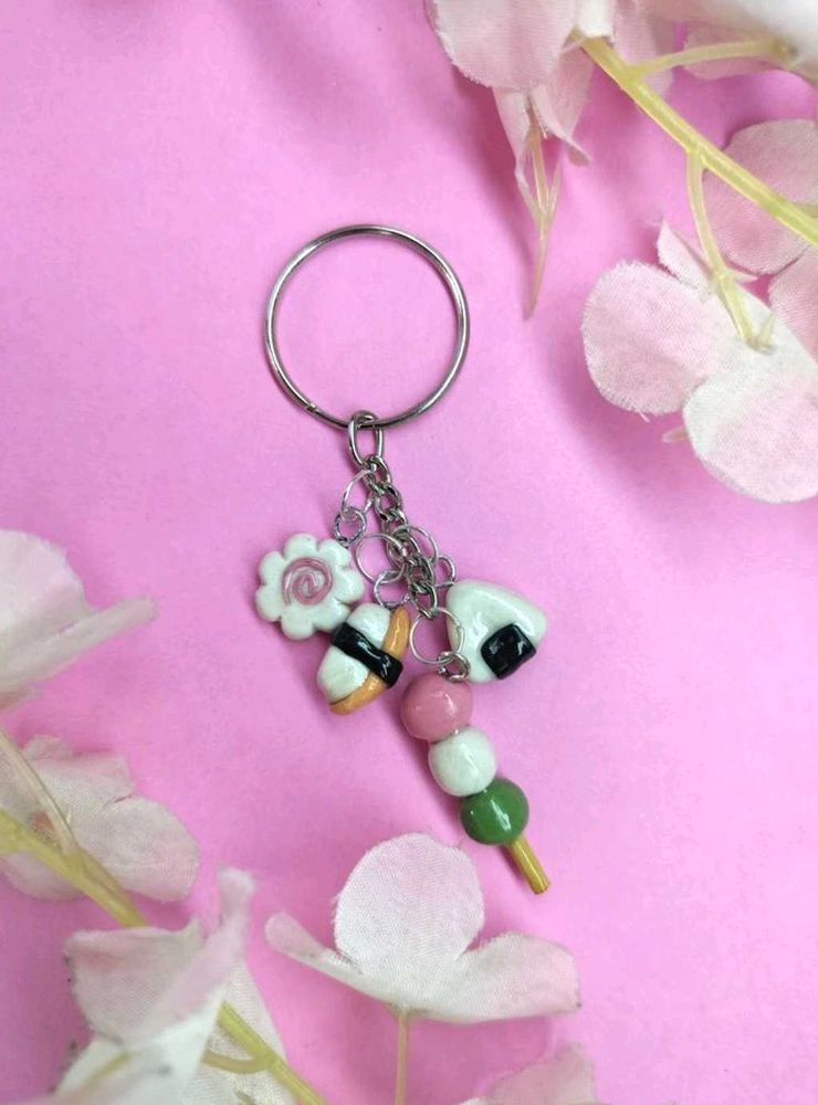 Miniature Sushi &amp; Dango Japanese Food Charms