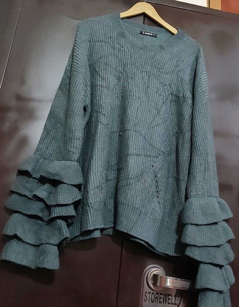 Grey Winter Top For Healthy Girl Or Woman 48 Bust