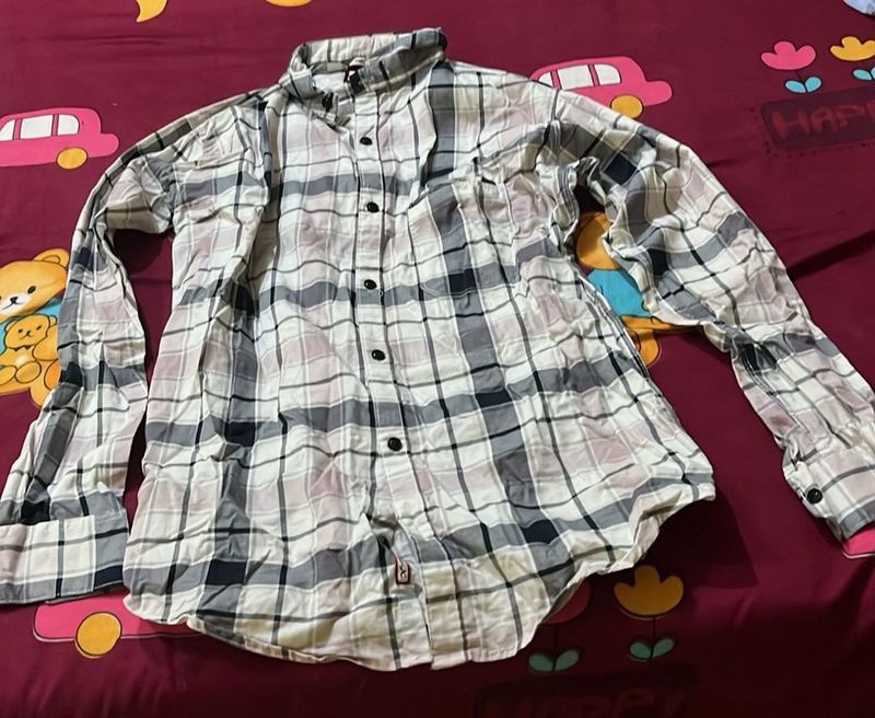 Checked Long Sleeve Shirt