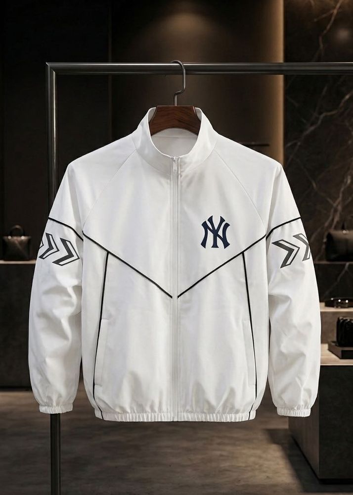 White NY Track Jacket upper