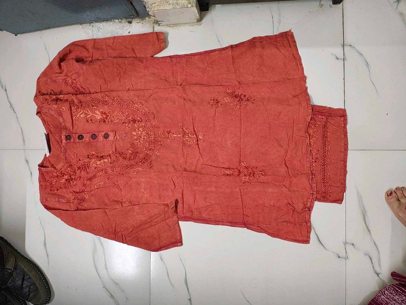 Elegant Embroidered Kurta Set