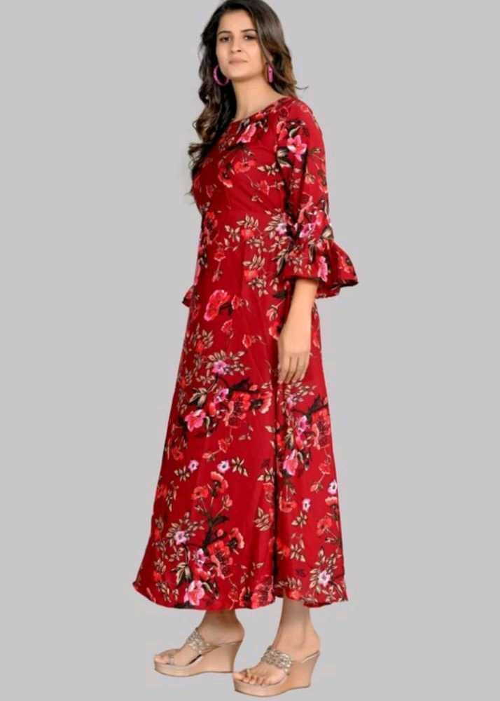 Floral Print Maxi Dress