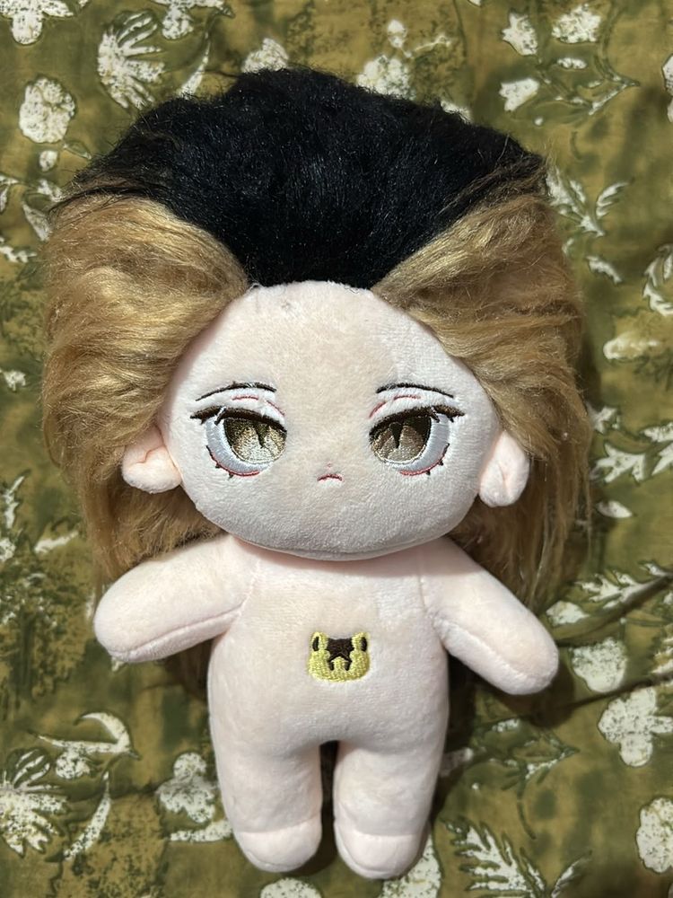 Plush Doll with Unique Hair