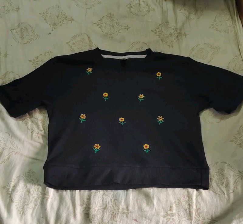 Floral Embroidered Top