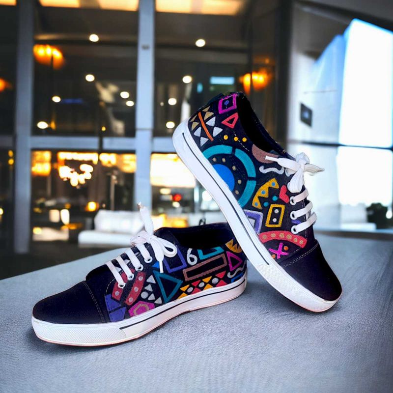 Pattern Sneakers- new