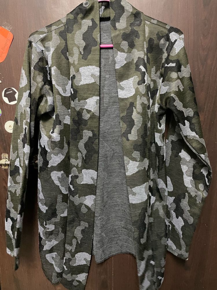 Camo women shrug