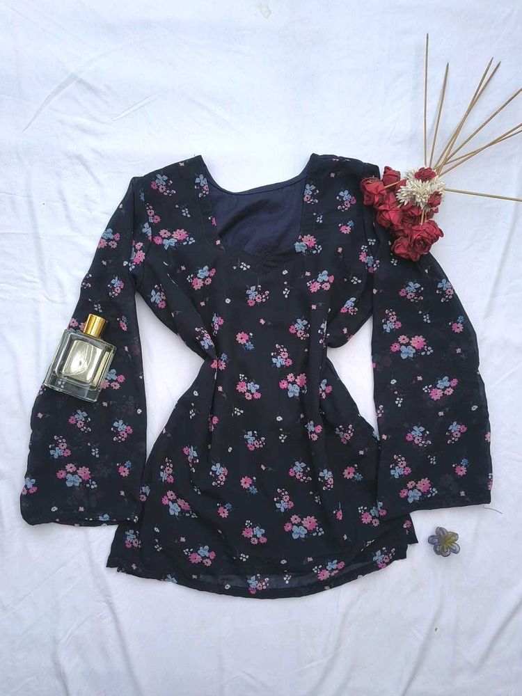 Floral Corset short Kurti 🫶🏻