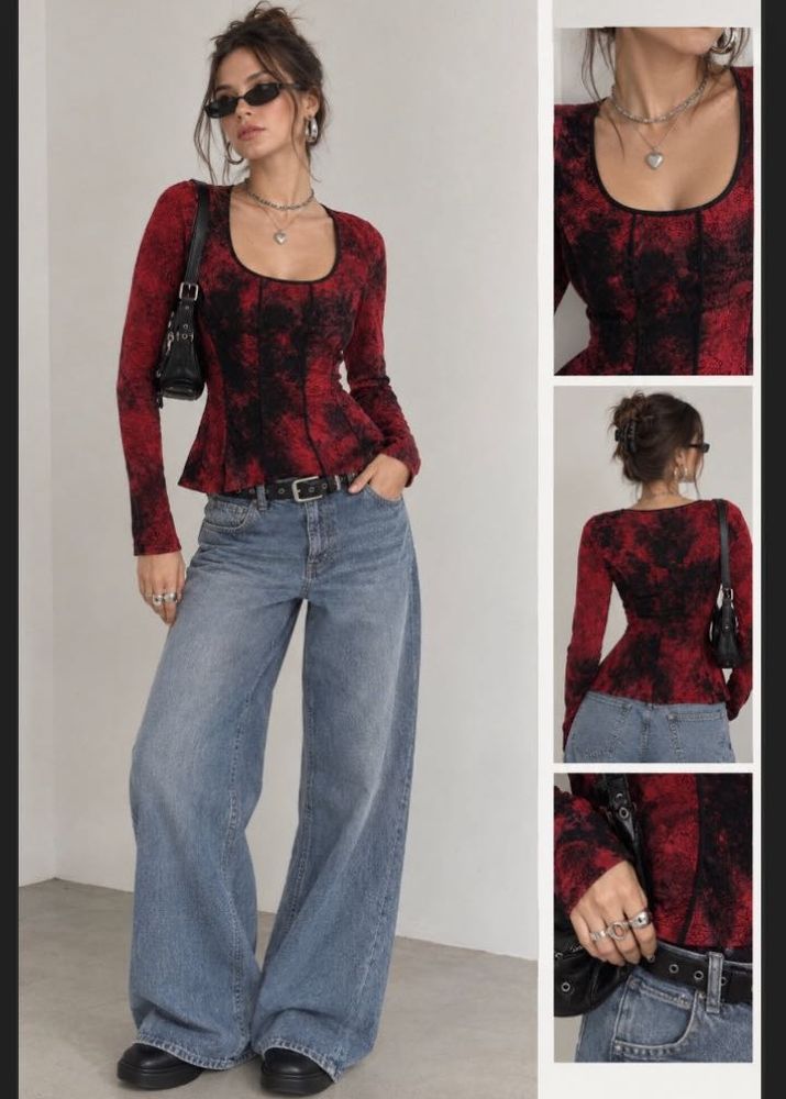 Boho Paisley Print Tunic Top