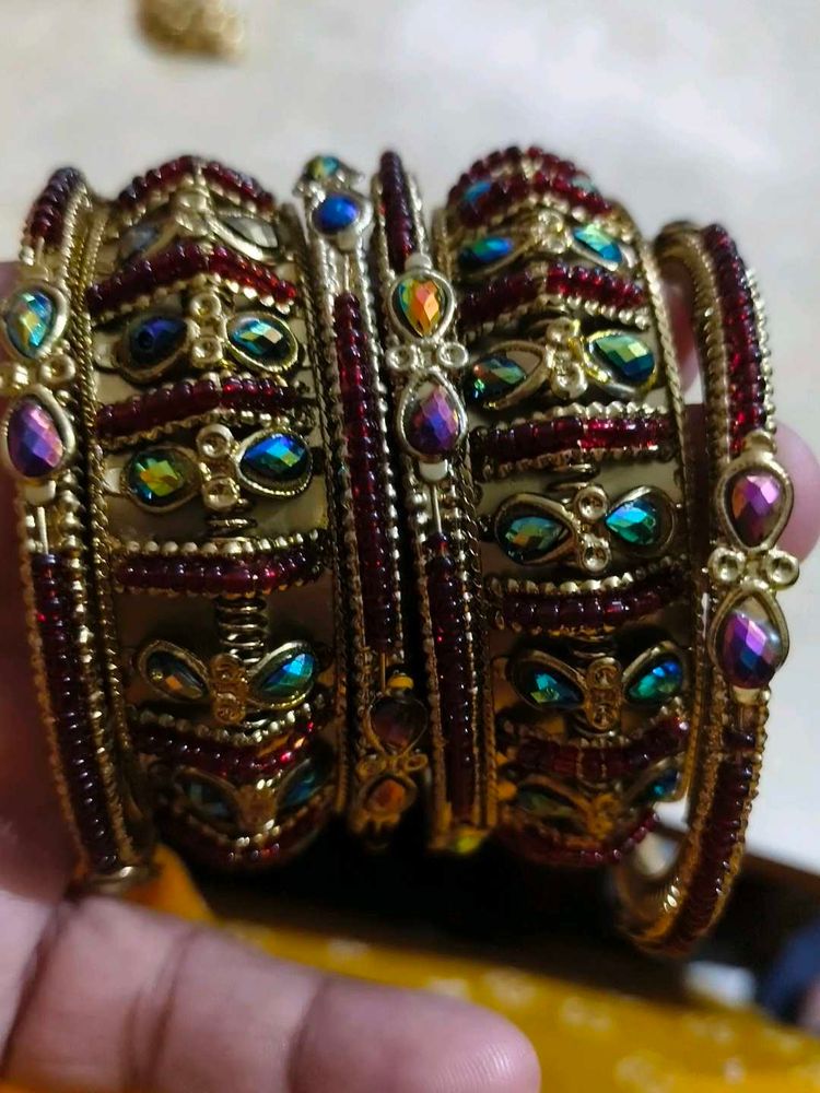 Exquisite Embellished Bangles