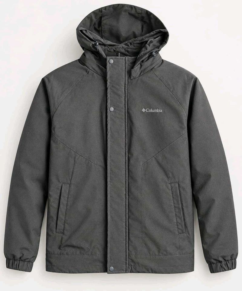 Columbia Men's Grey Hooded Jacket