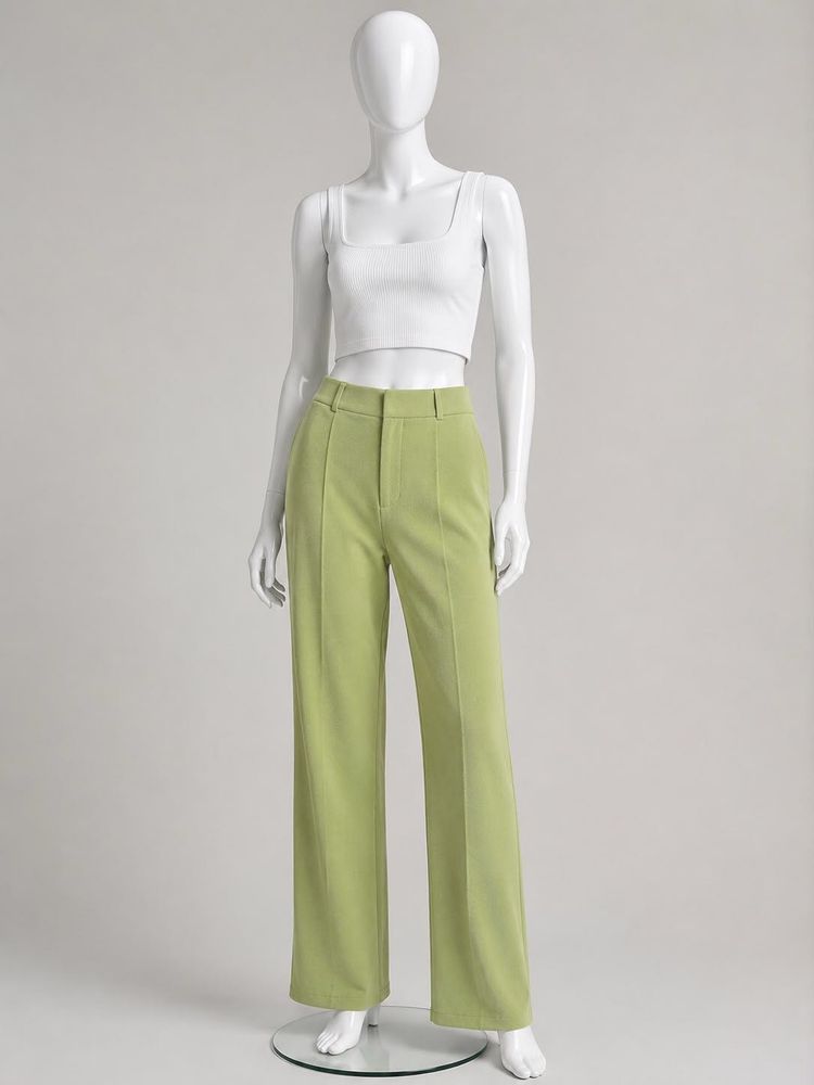 High-Waisted Wide Leg Pants