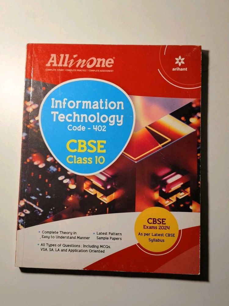 CBSE Class 10 Information Technology Book IT