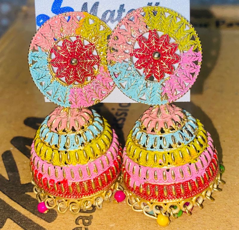 #jhumka earing