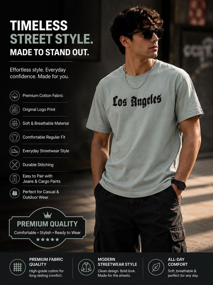 Los Angeles Bear Graphic Tee - Size XL