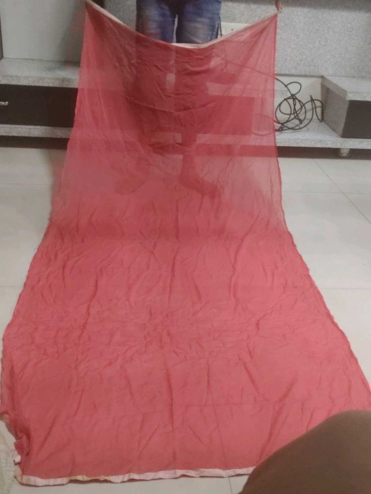 Peach Net Dupatta 100 per piece
