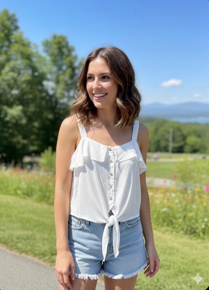Forever 21 White Tank Top
