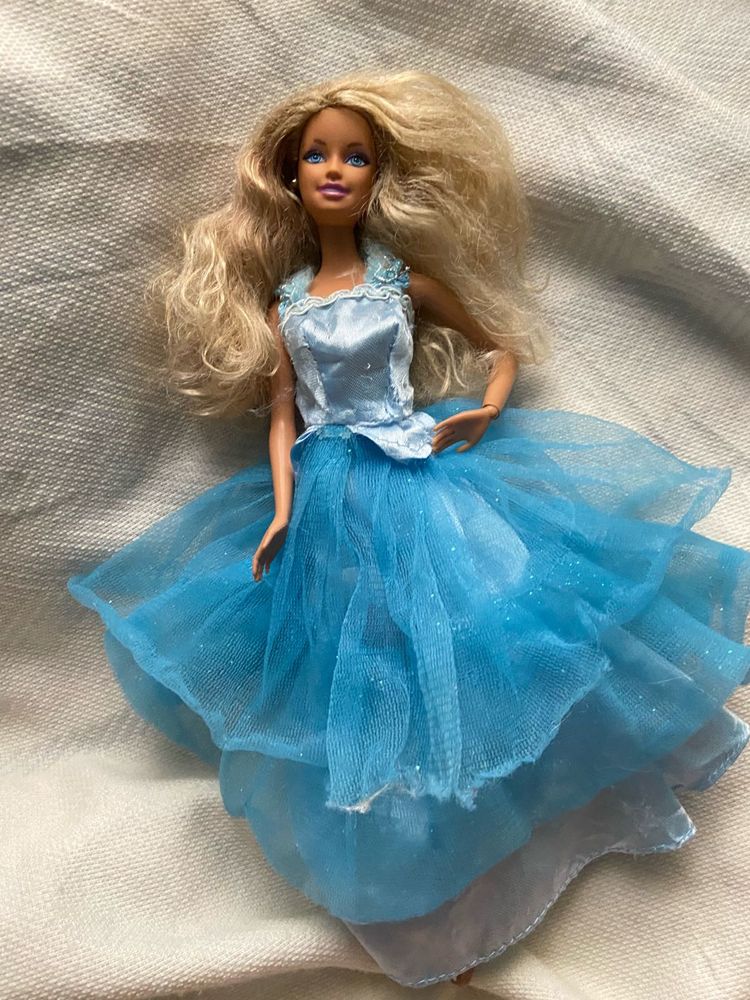 Barbie Doll in Blue Gown