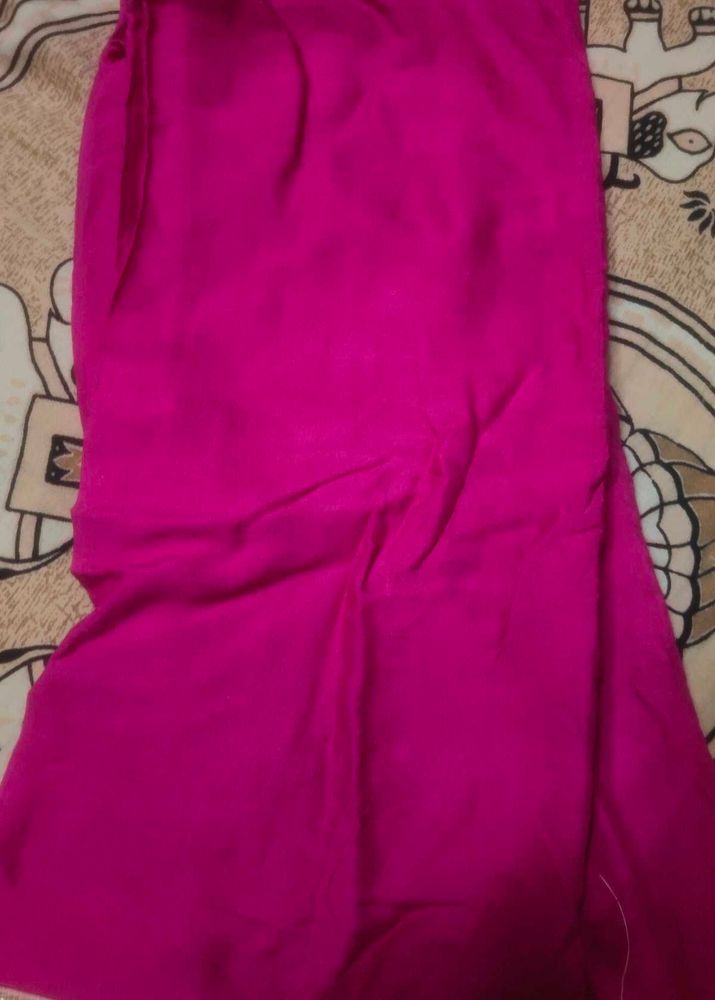Vibrant Pink Silk dupatta