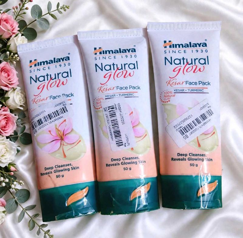 Himalaya Natural Glow Kesar Face Pack (3 x 50g)