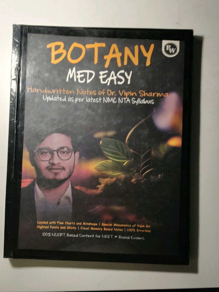 Botany Med Easy Handwritten Notes